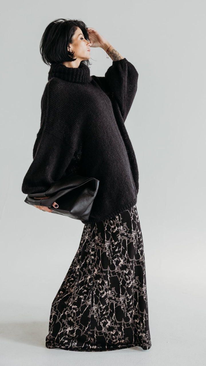 Oversized Sweater kidmohair Black