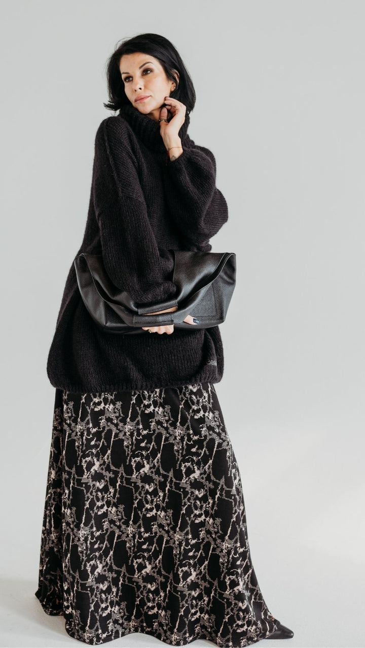 Oversized Sweater kidmohair Black
