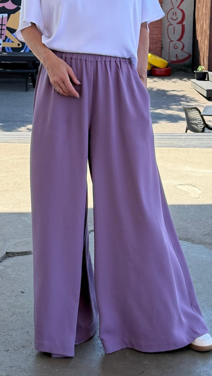 Palazzo Trousers Light Purple