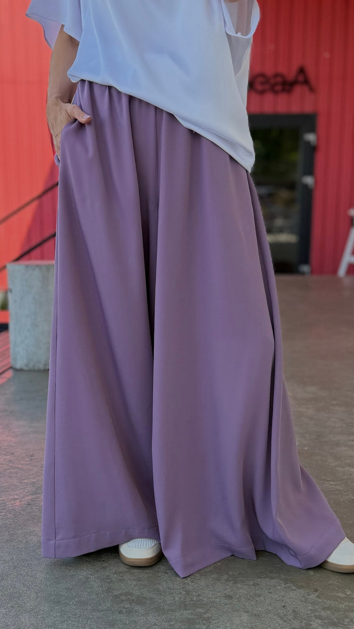 Palazzo Trousers Light Purple