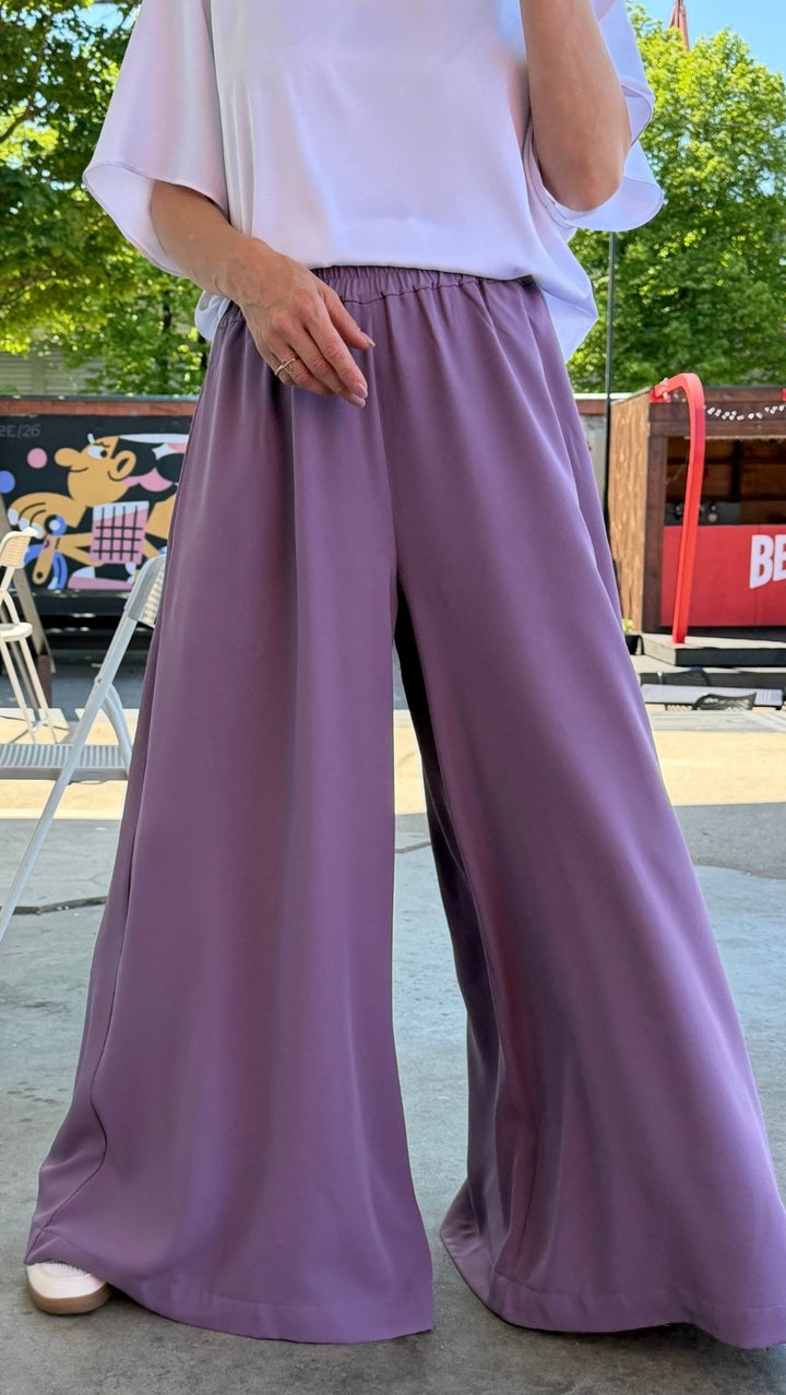 Palazzo Trousers Light Purple