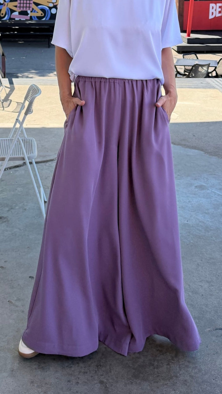 Palazzo Trousers Light Purple