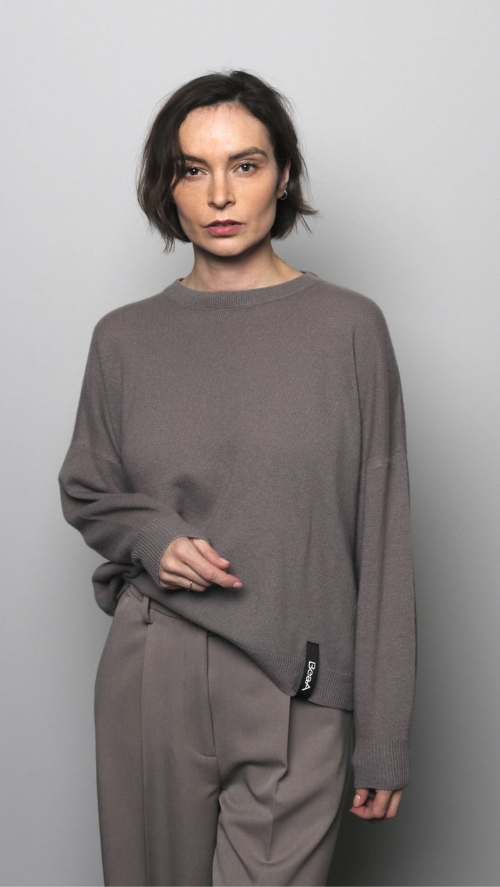 Cashmere sweater Hazel / Espresso