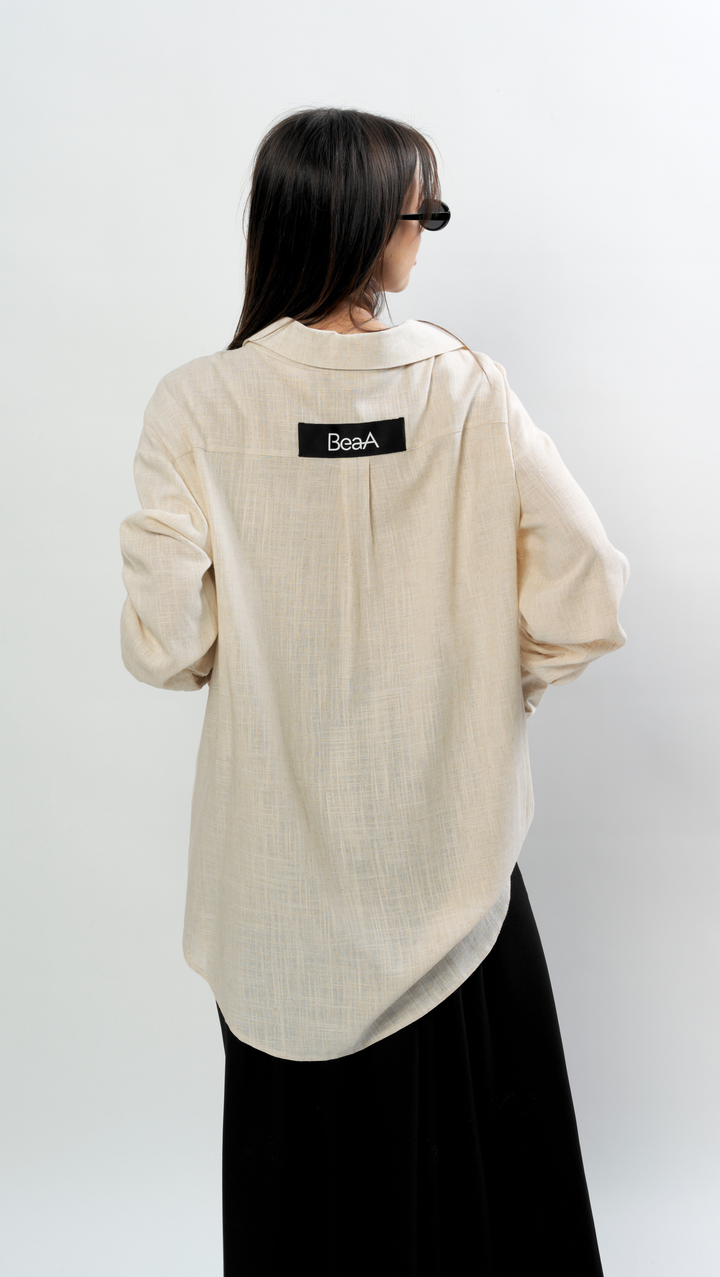 Beige shirt "BEAA x SFINKSA" BeaA - Be At Home with Yourself