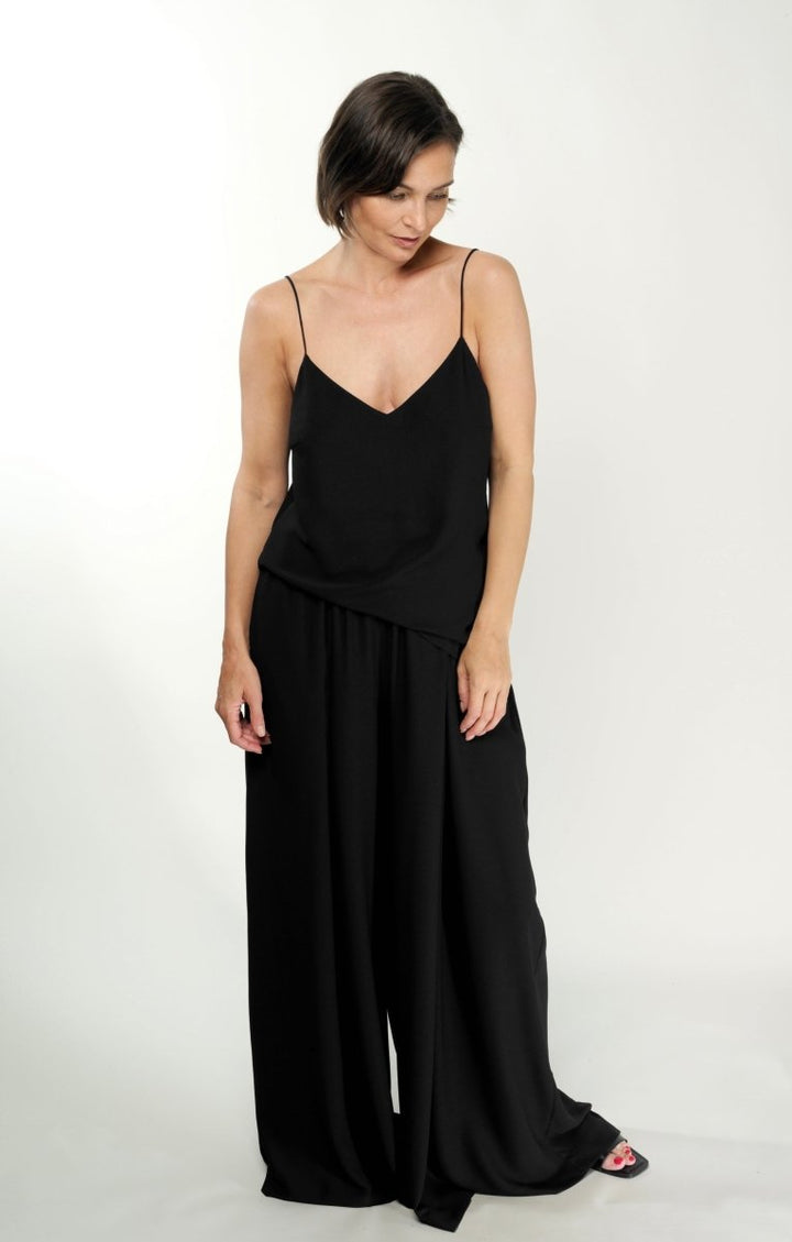 Black top with tiny straps BeaA - Be At Home with Yourself