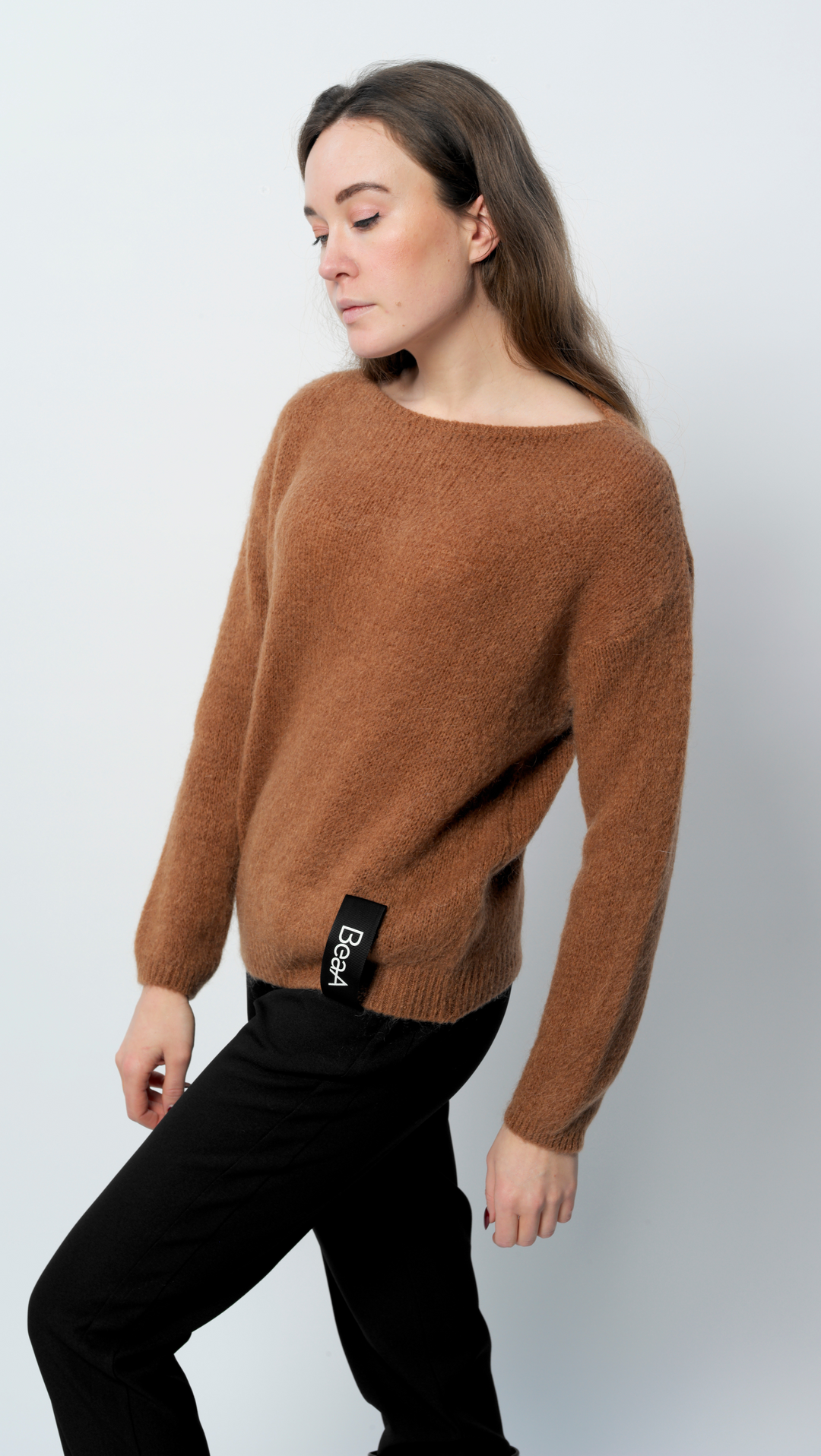 Bronze color sweater BeaA - Be At Home with Yourself