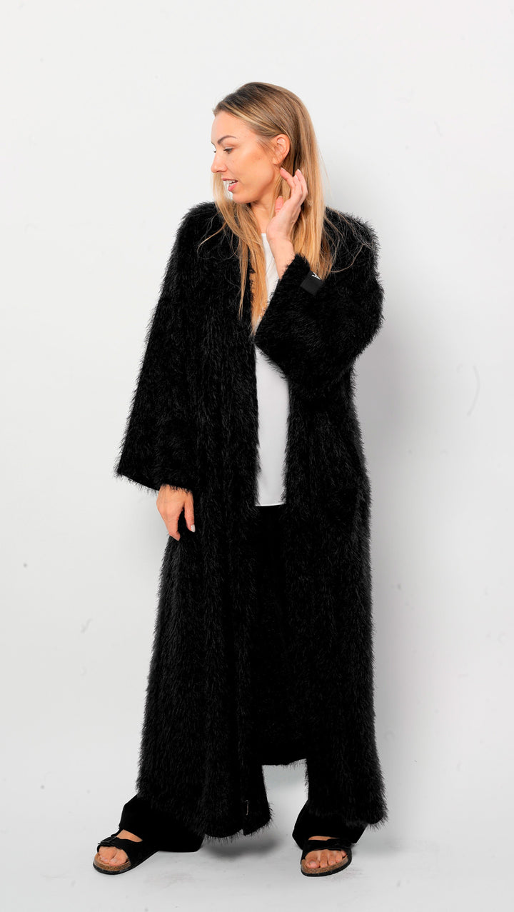 Maxi cardigan Black