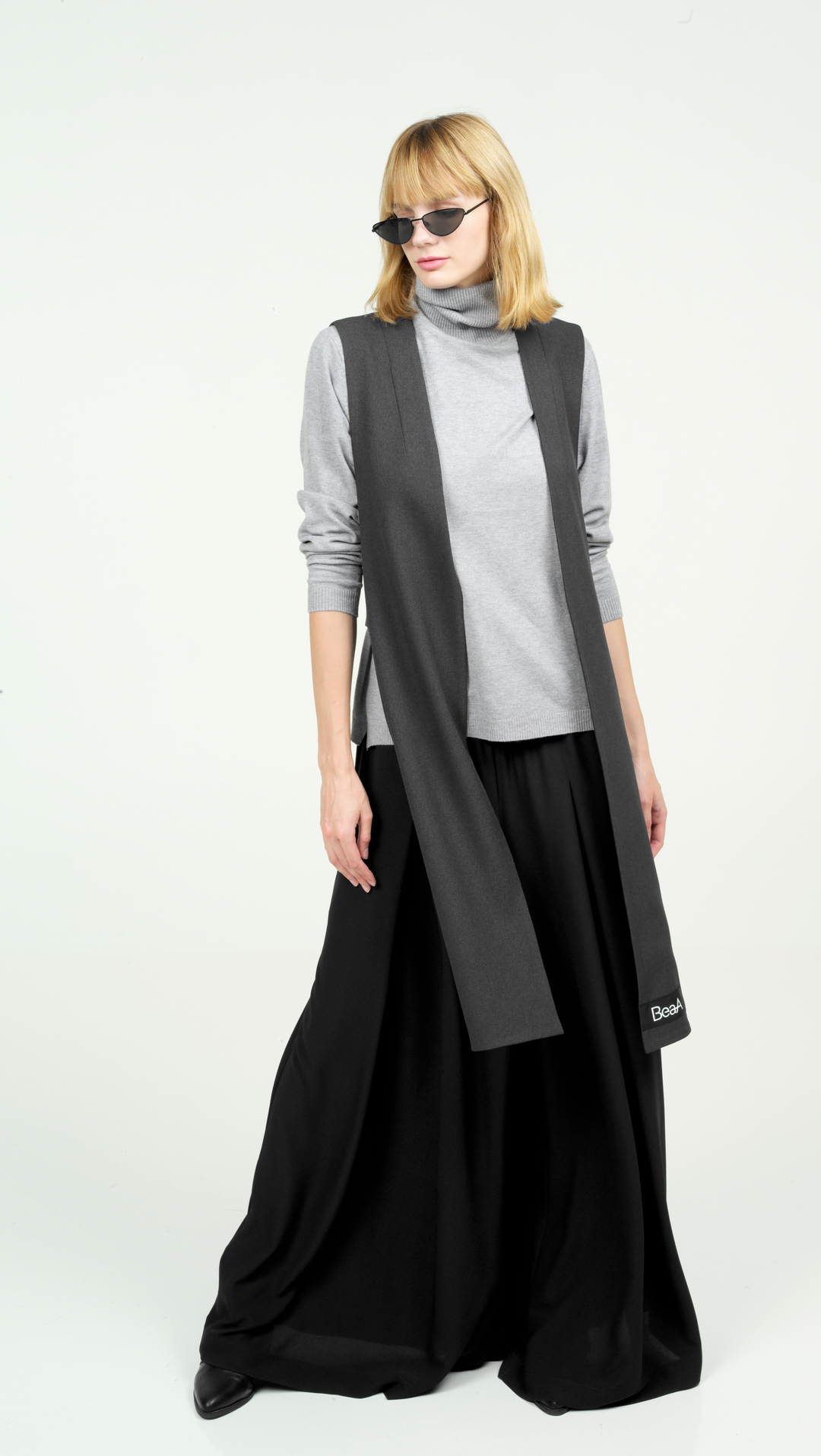 Casual midi vest BeaA - Be At Home with Yourself