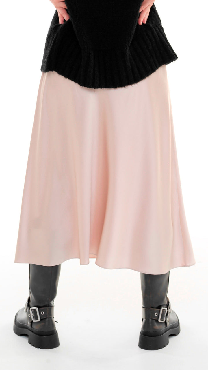 Midi skirt Silk Champagne