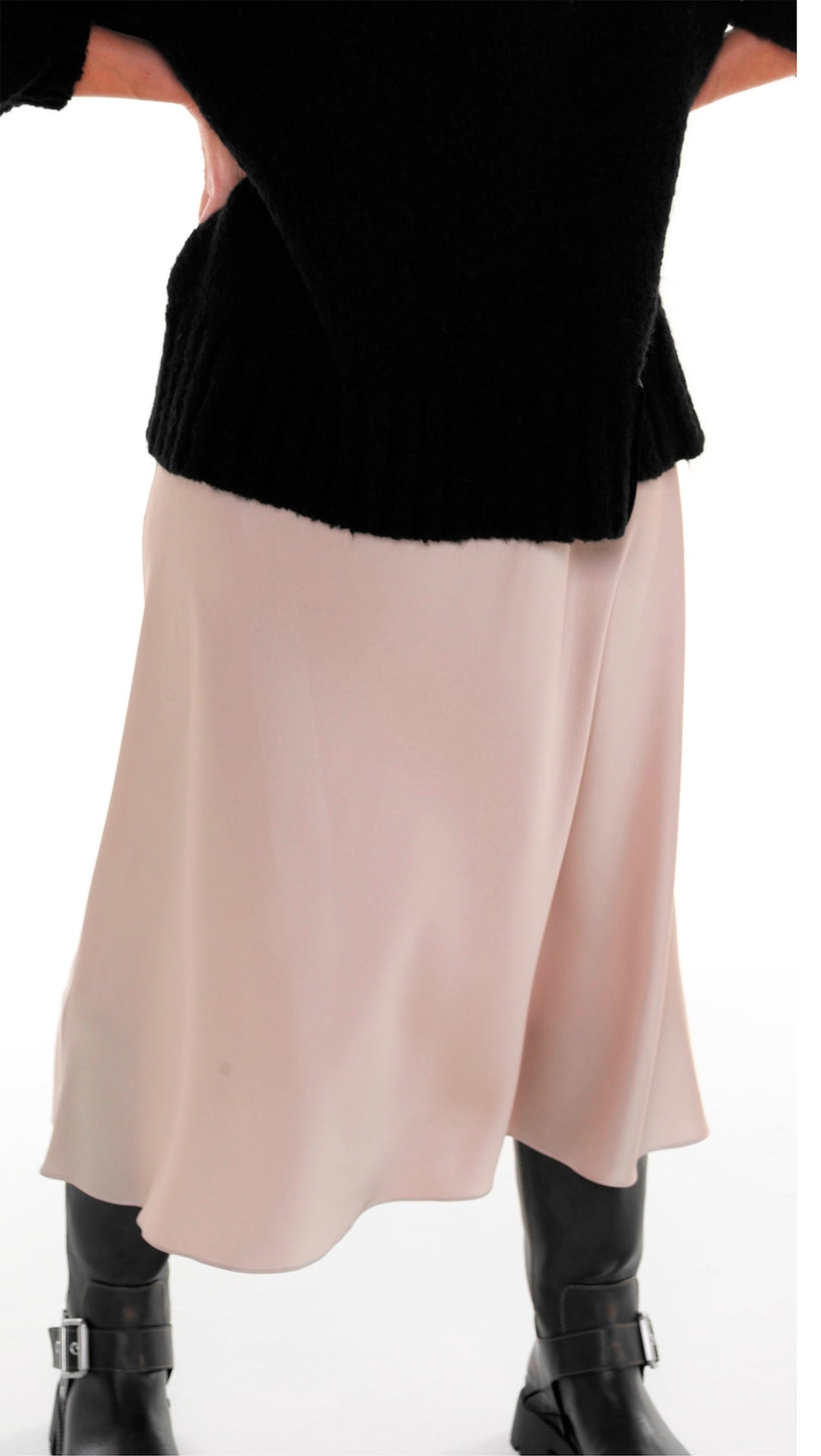 Midi skirt Silk Champagne