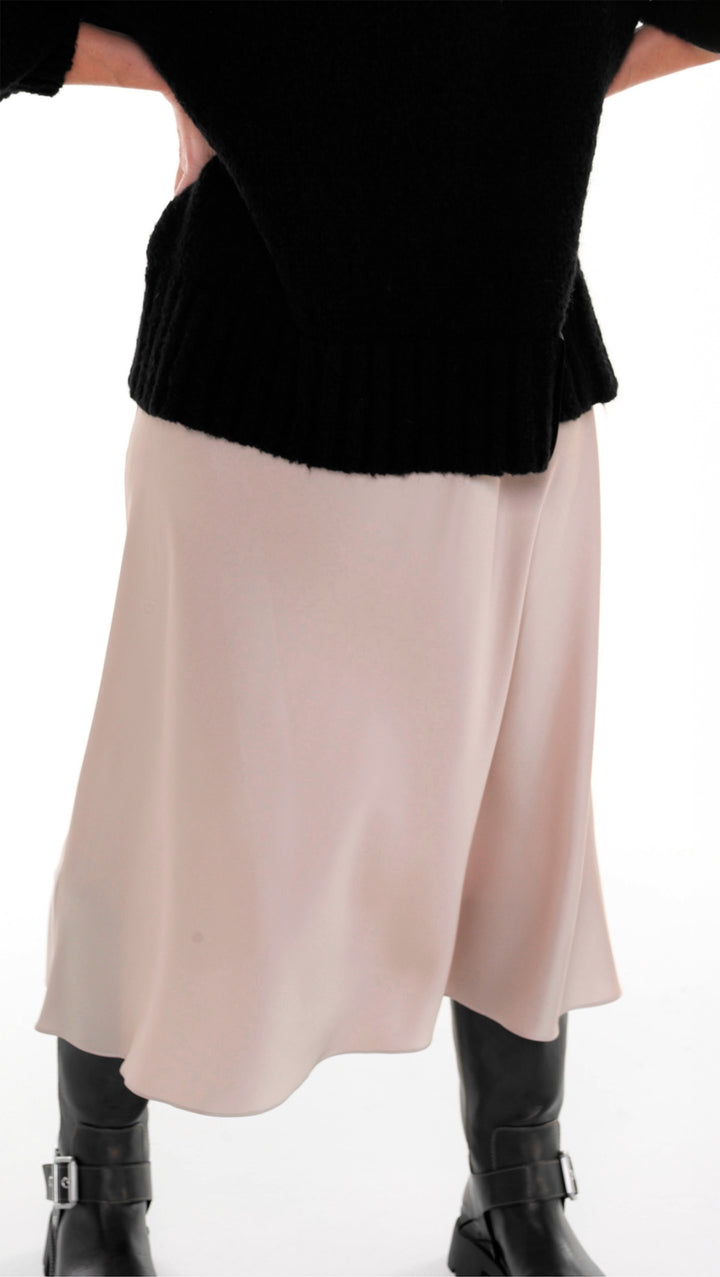 Midi skirt Silk Champagne