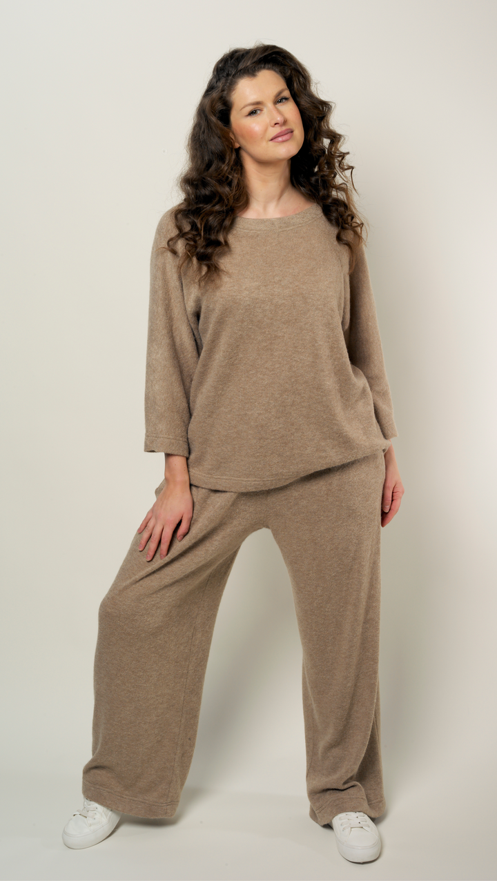 Mohair set in Beige color BeaA - Be At Home with Yourself