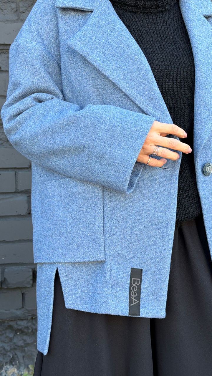 Пальто-блейзер Blue