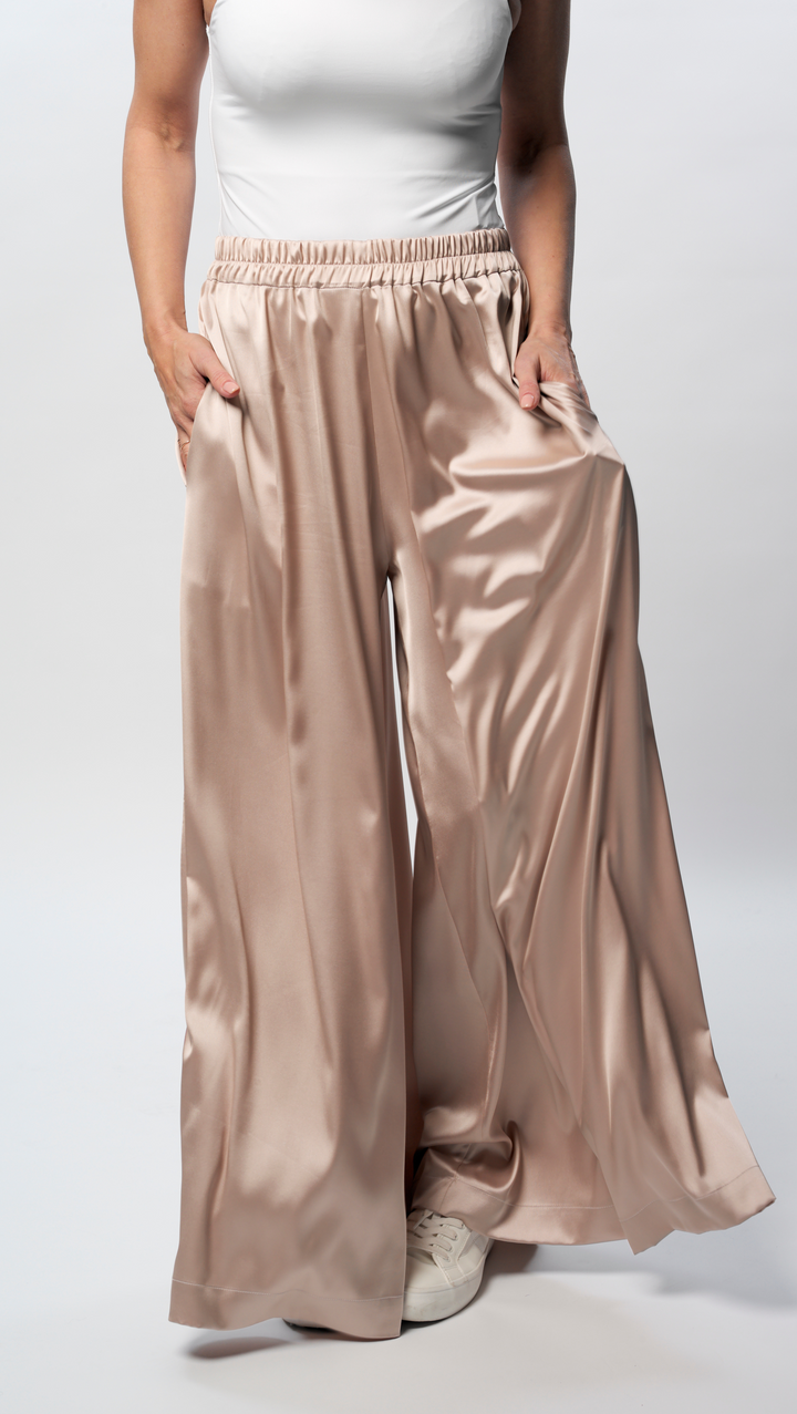 Palazzo Trousers Champagne BeaA - Be At Home with Yourself