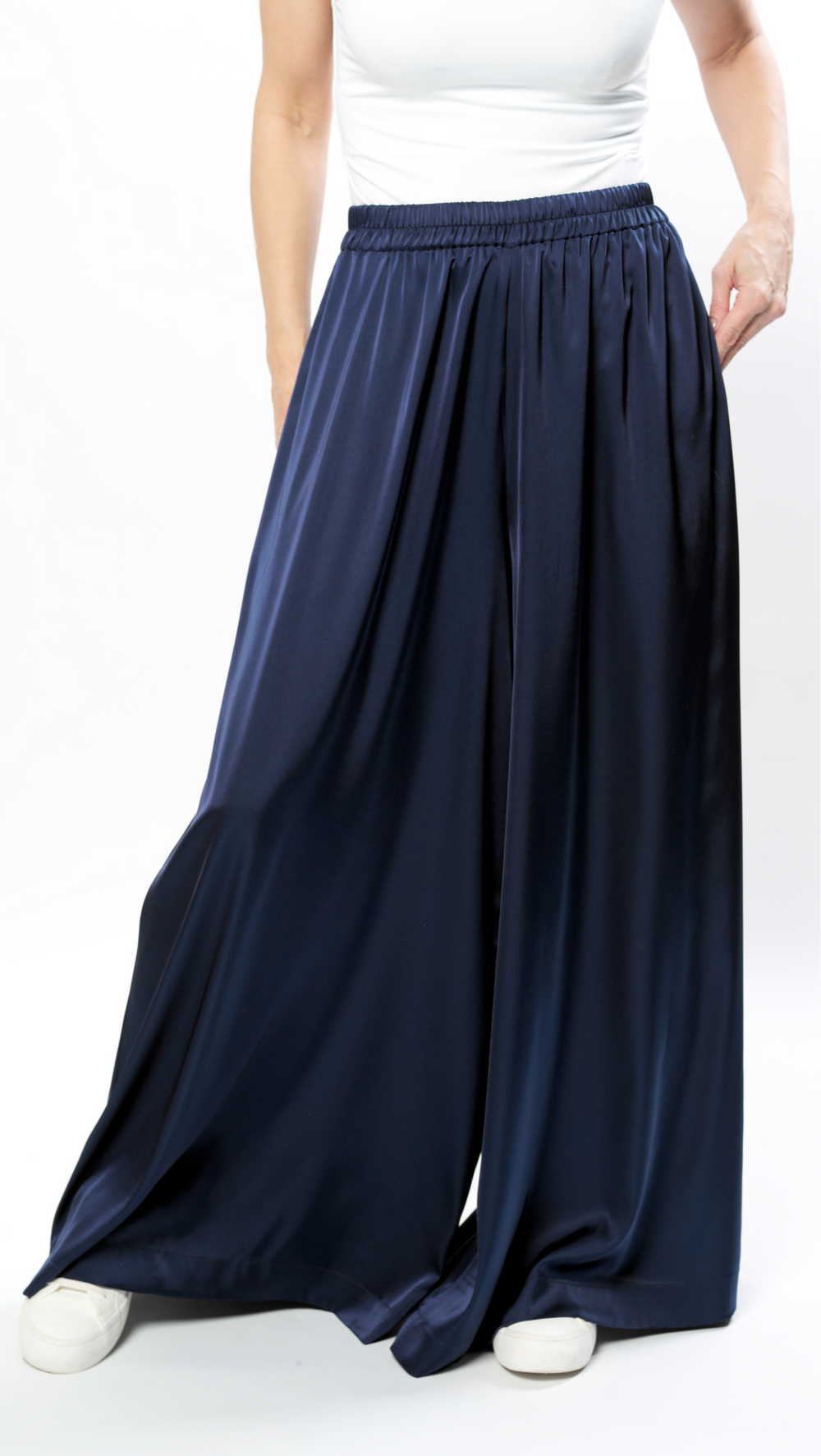 Palazzo trousers Midnight Blue BeaA - Be At Home with Yourself