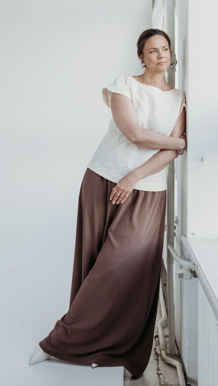 Palazzo Trousers Espresso
