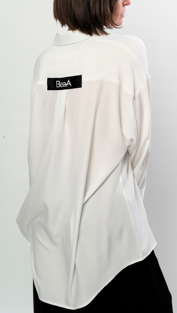 White shirt with front pockets