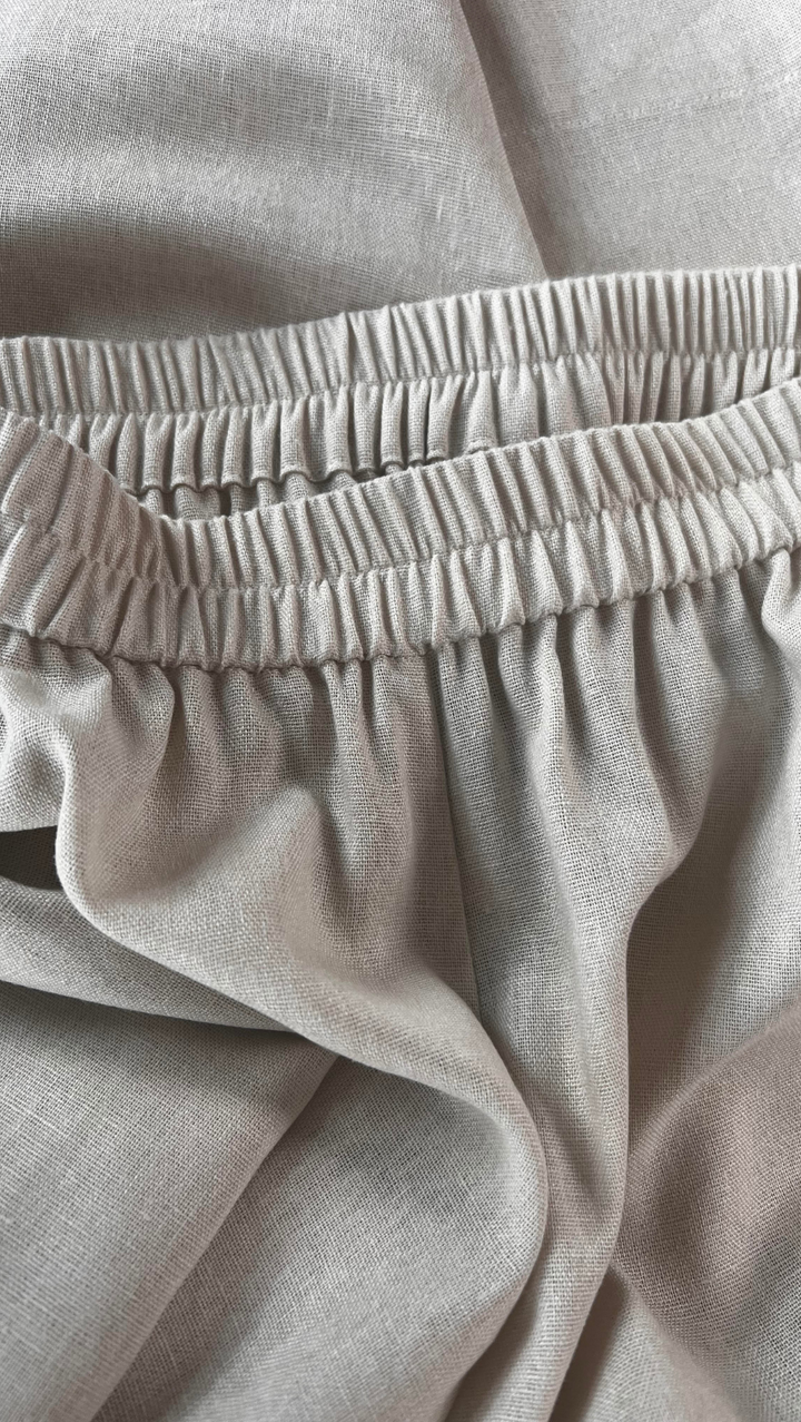 Palazzo trousers Linen Sand