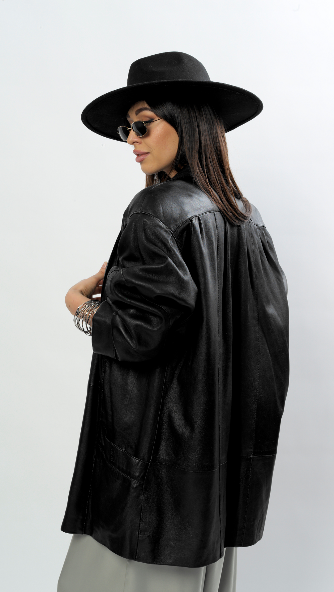 Vintage leather jacket "BEAA x SFINKSA" BeaA - Be At Home with Yourself