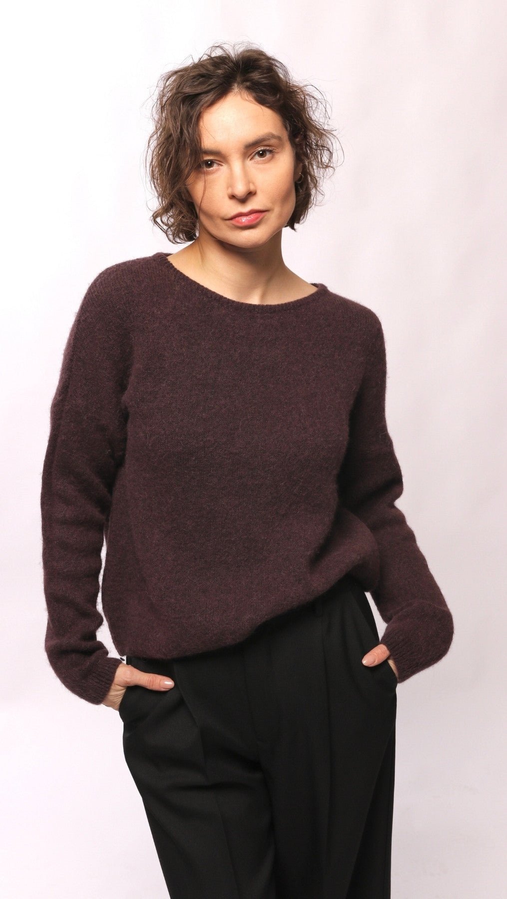 Alpaca and wool sweater Brown - BeaA - Be At Home with Yourself - sweater