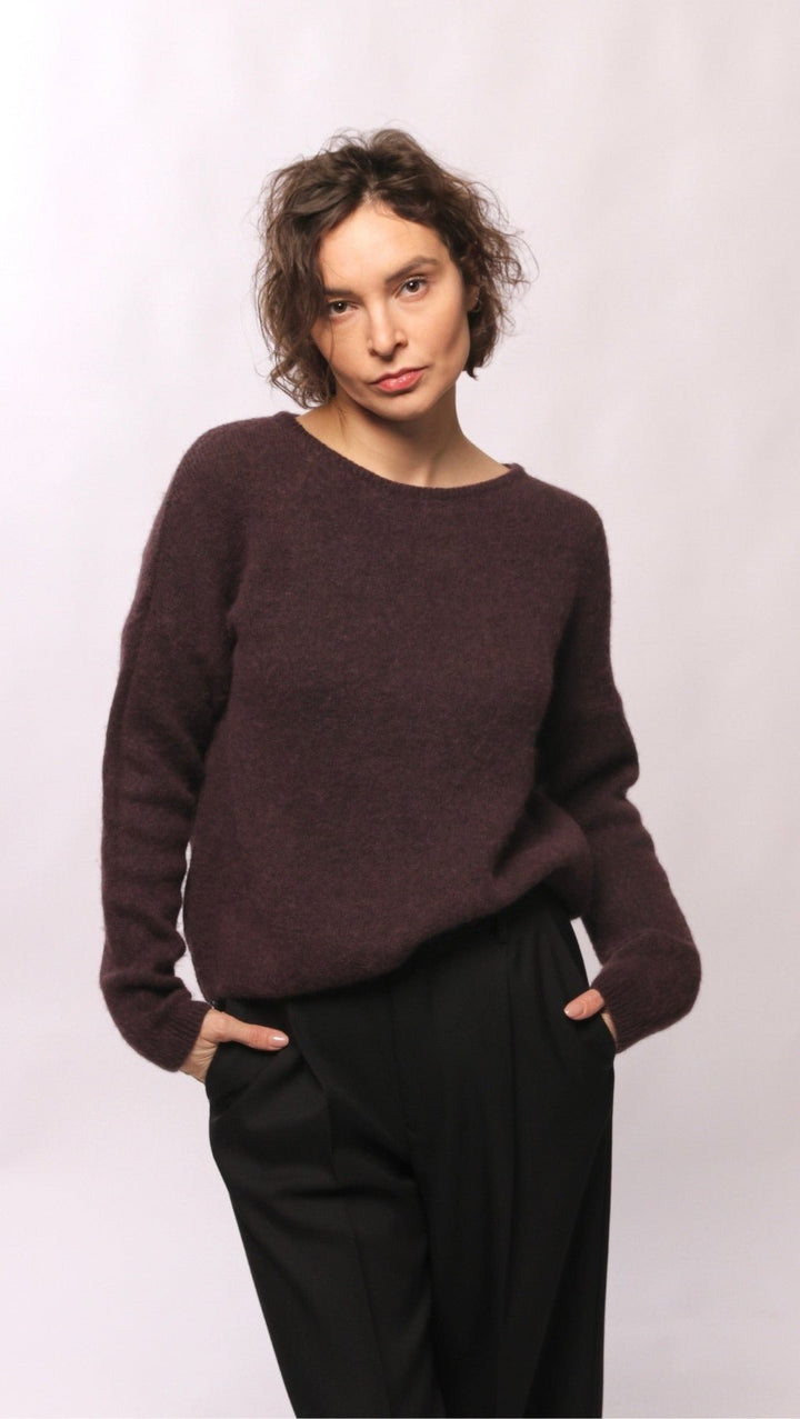 Alpaca and wool sweater Brown - BeaA - Be At Home with Yourself - sweater