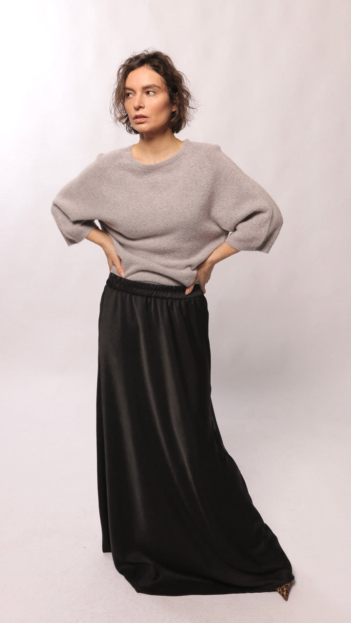 Alpaca sweater Pale Mauve - BeaA - Be At Home with Yourself - sweater