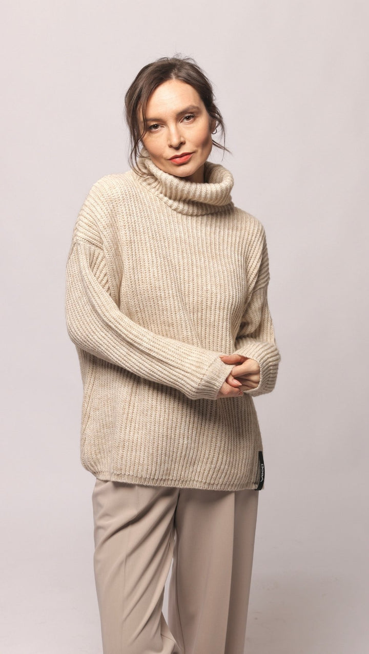 Sweater turtleneck Beige