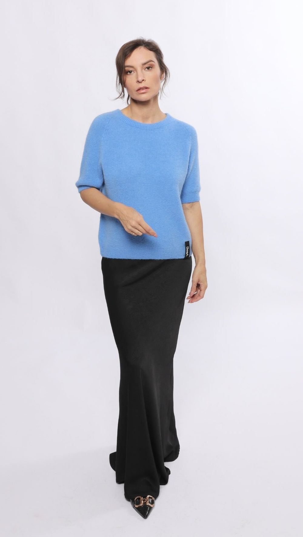 Baby Alpaca sweater Blue - BeaA - Be At Home with Yourself - sweater