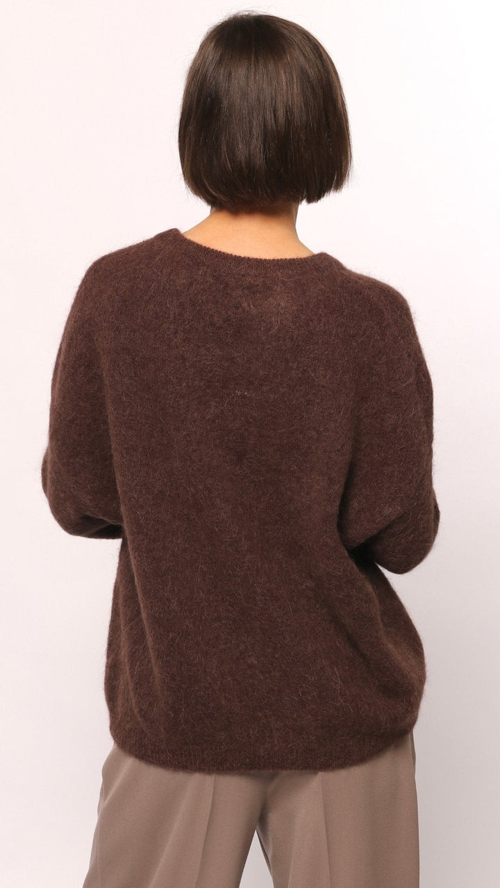 Baby Alpaca sweater Brown - BeaA - Be At Home with Yourself - sweater
