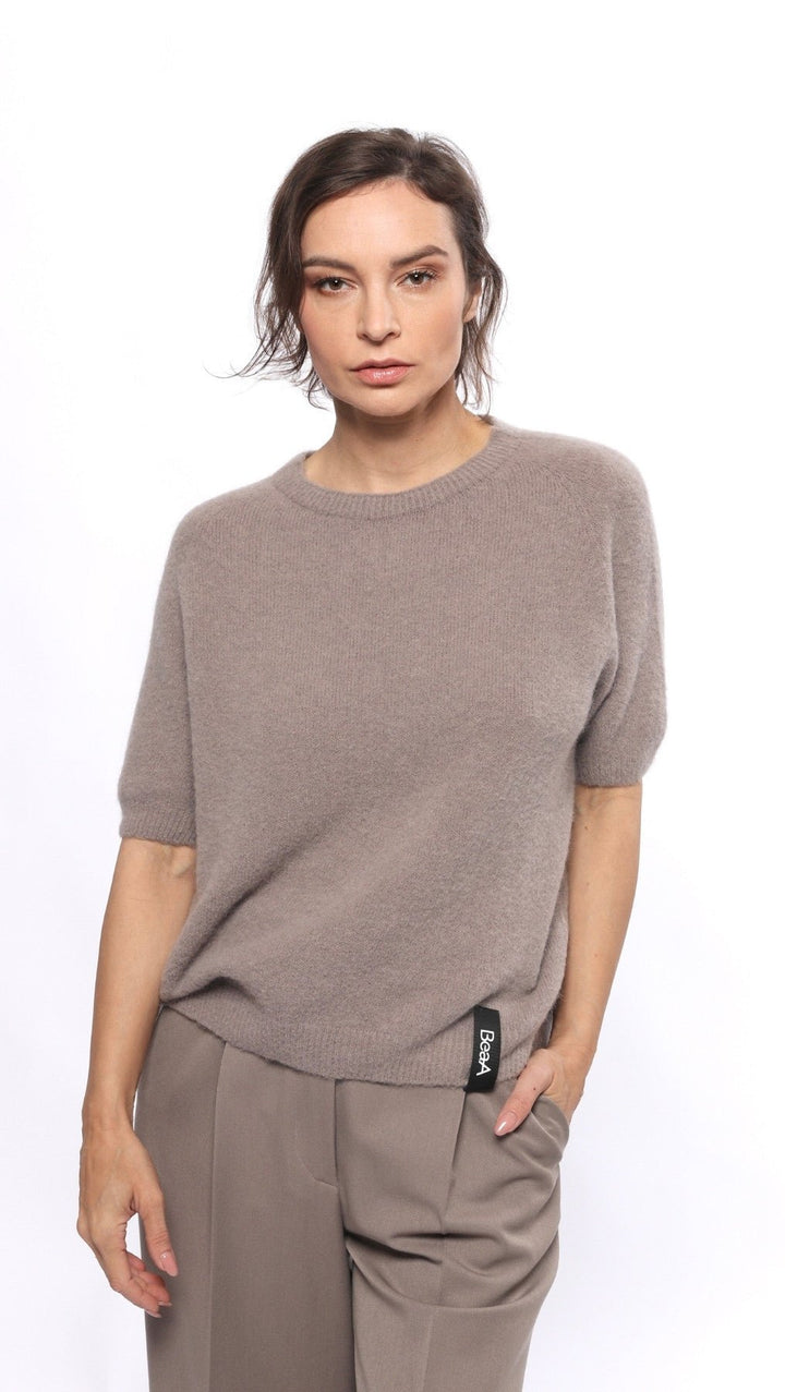 Baby Alpaca sweater Hazelnut - BeaA - Be At Home with Yourself - sweater