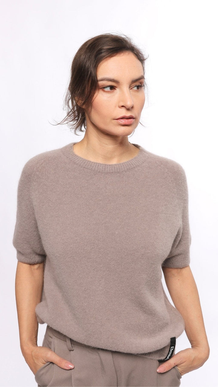 Baby Alpaca sweater Hazelnut - BeaA - Be At Home with Yourself - sweater
