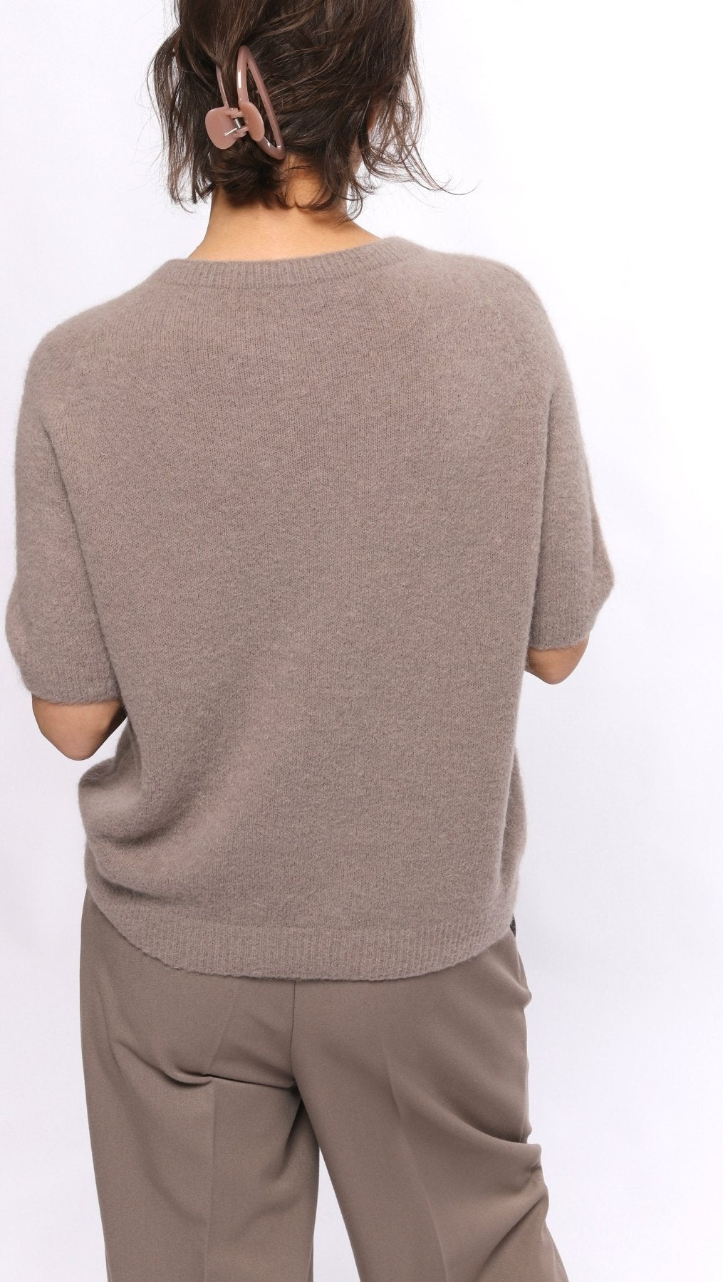 Baby Alpaca sweater Hazelnut - BeaA - Be At Home with Yourself - sweater