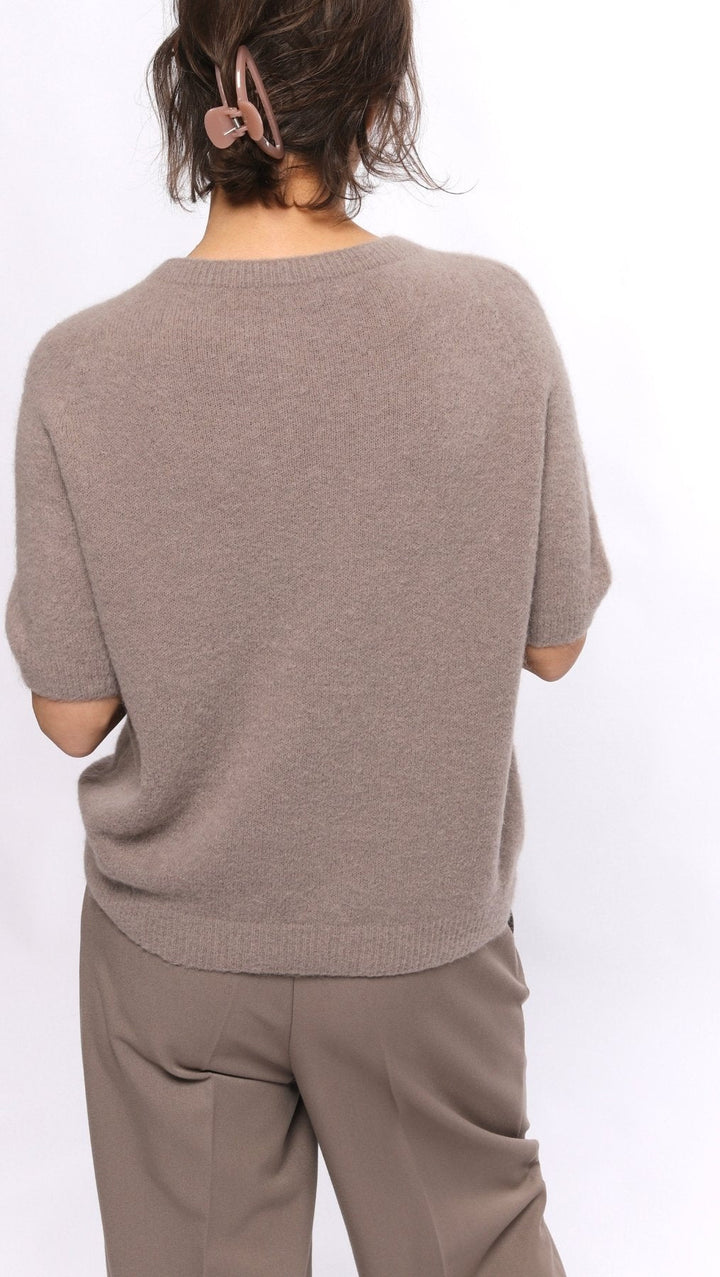Baby Alpaca sweater Hazelnut - BeaA - Be At Home with Yourself - sweater