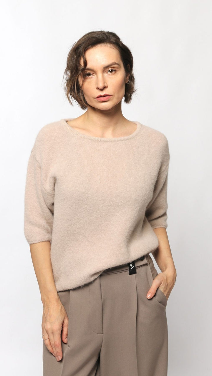 Baby Alpaca sweater Lemonade - BeaA - Be At Home with Yourself - sweater