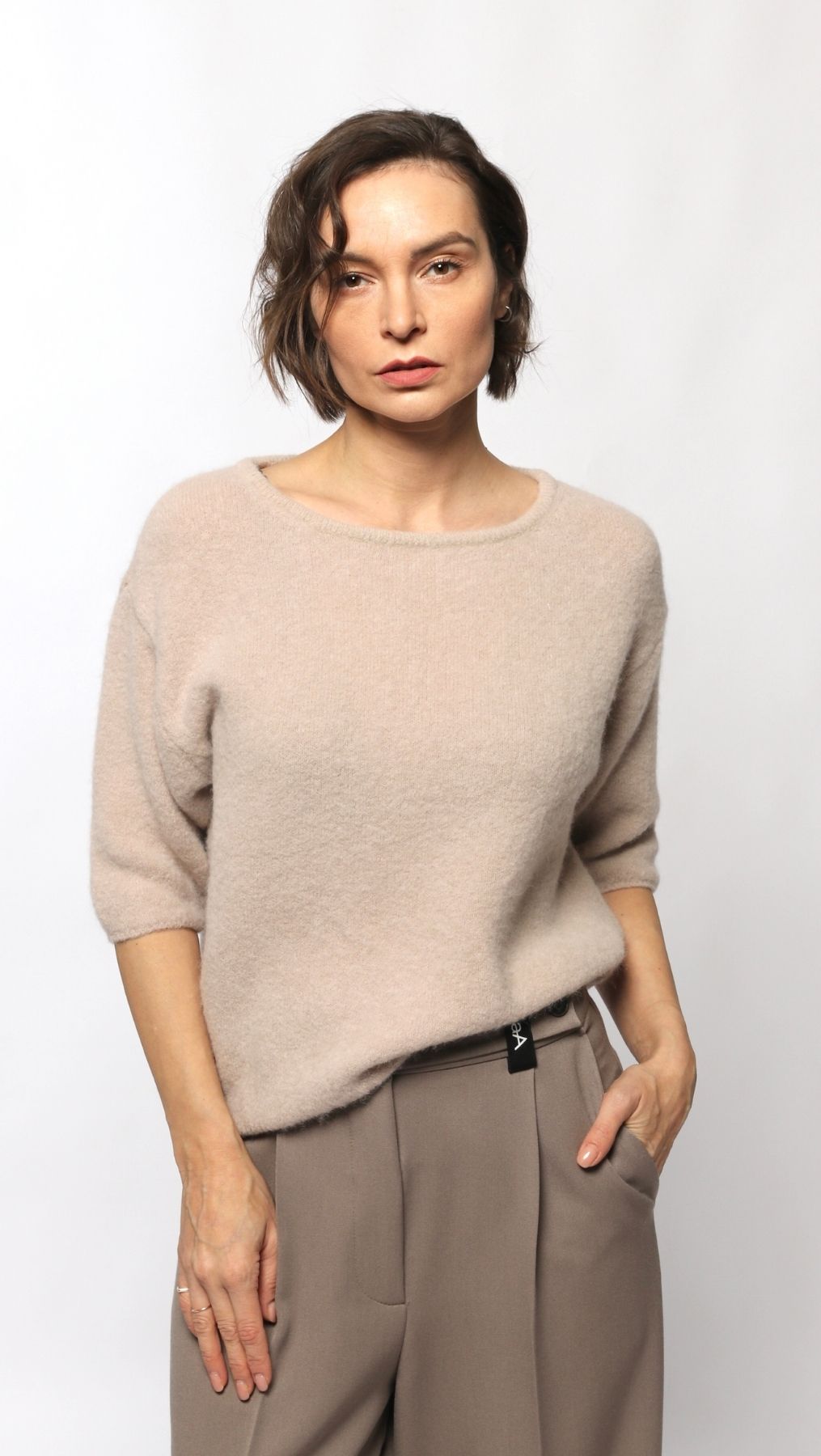 Baby Alpaca sweater Lemonade - BeaA - Be At Home with Yourself - sweater