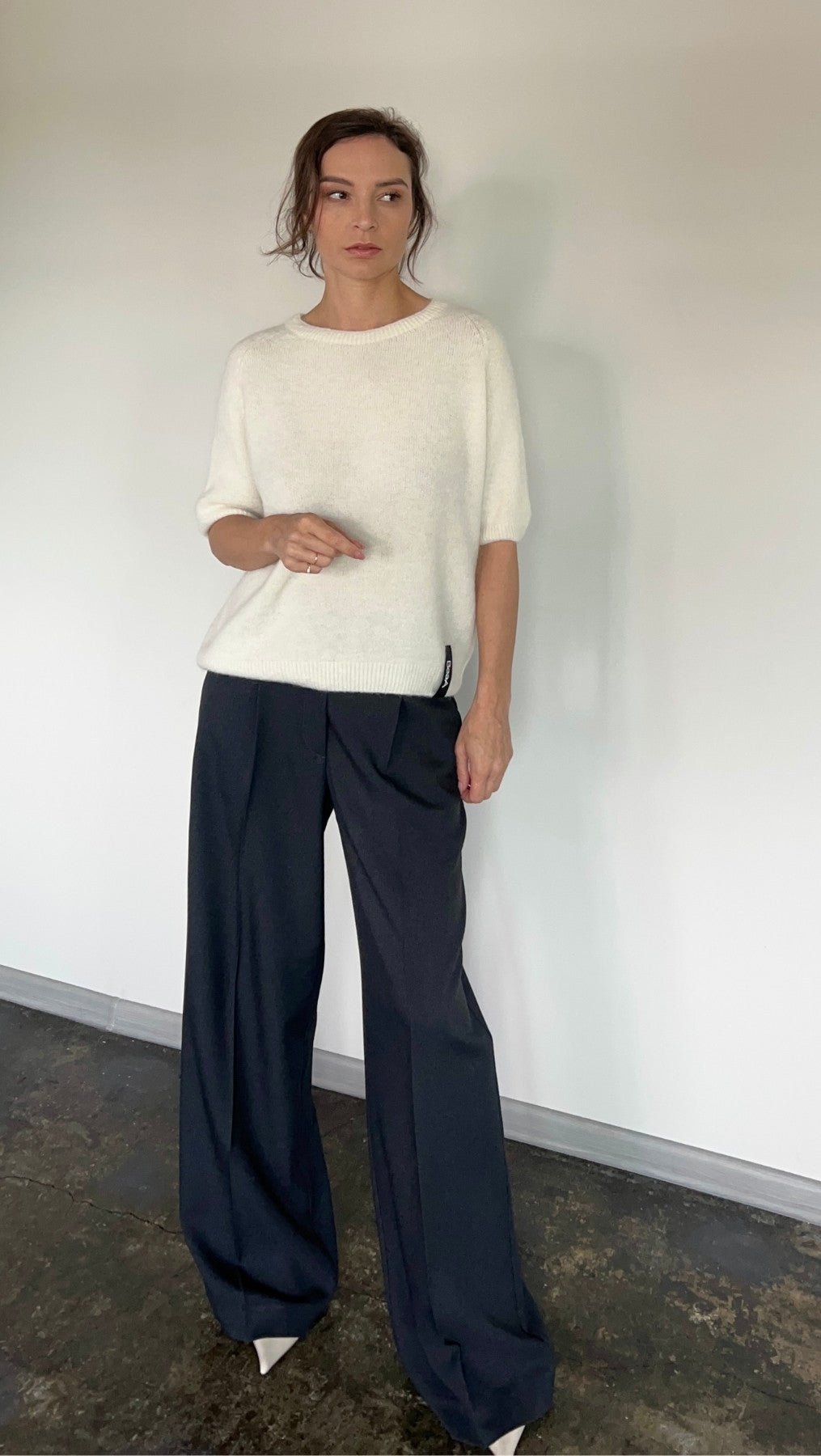 Baby Alpaca sweater Milk - BeaA - Be At Home with Yourself - sweater