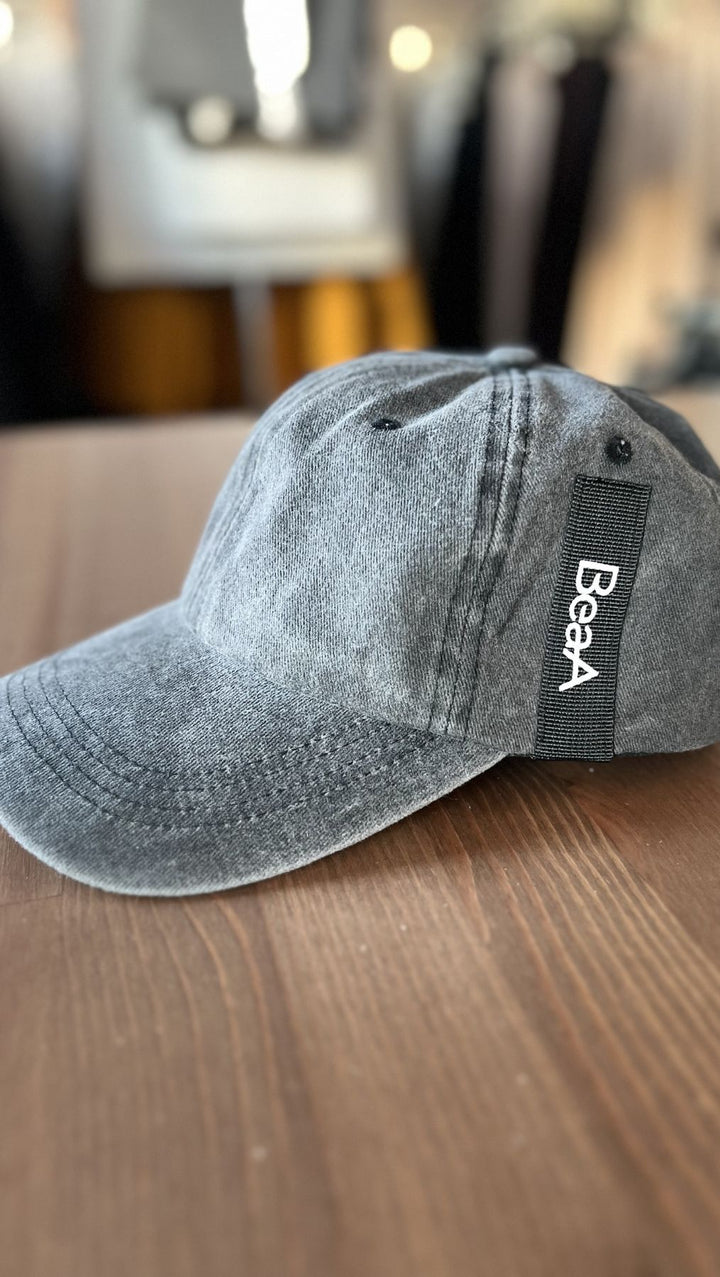 Baseball cap Black / Eco leather Black - BeaA - Be At Home with Yourself - 