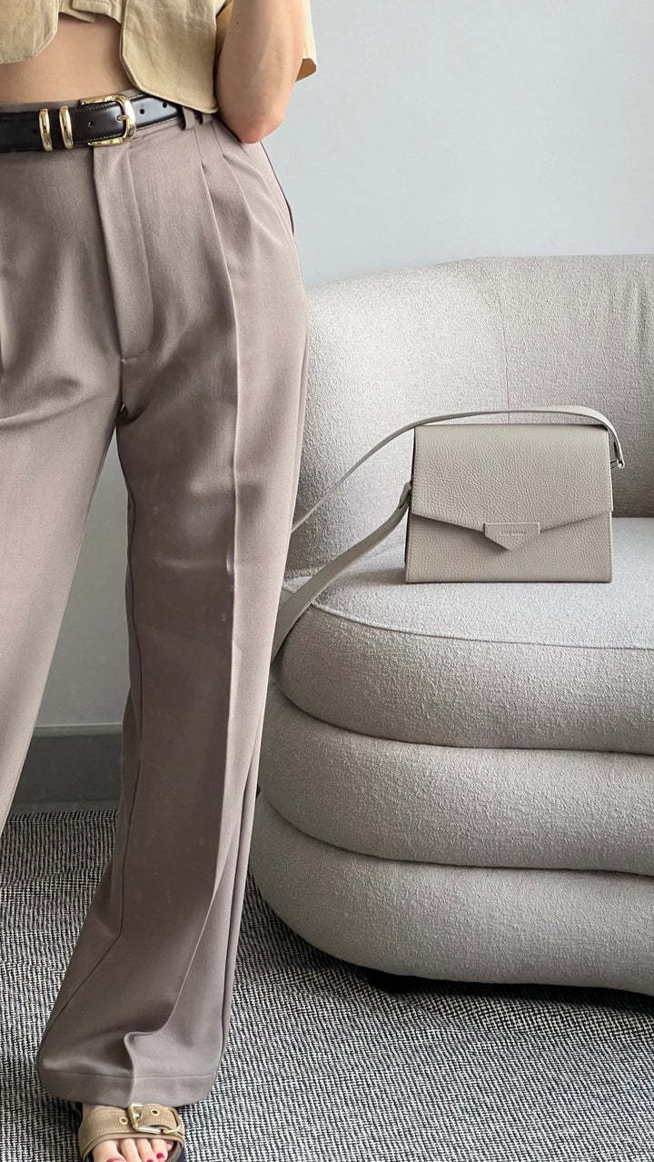BEIGE CROSS BODY BAG - BeaA - Be At Home with Yourself - Bag