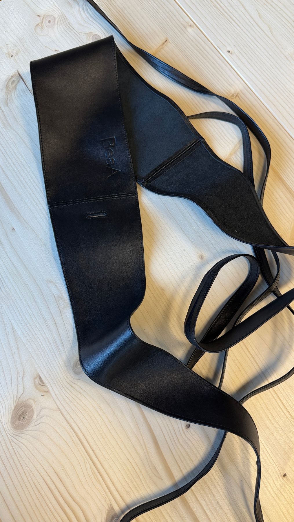 Leather belt
