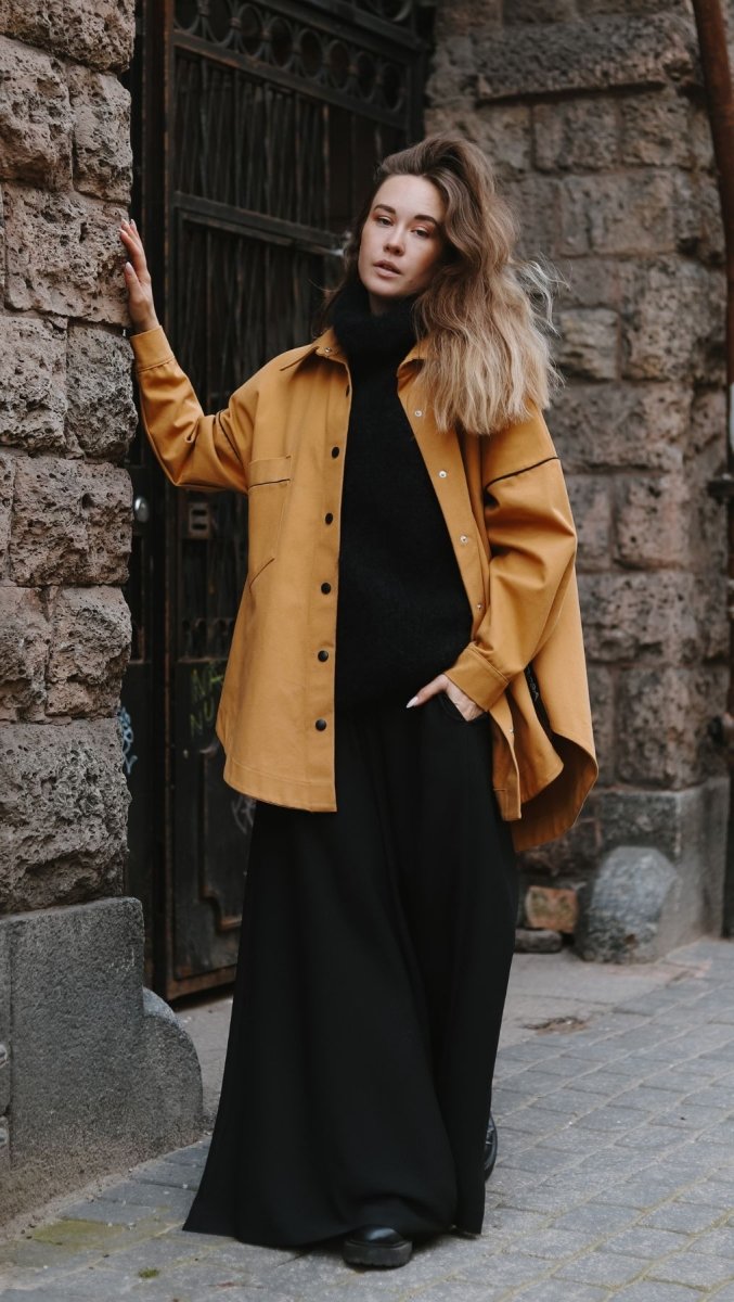 Black Palazzo Pants - BeaA - Be At Home with Yourself - Wide Trousers