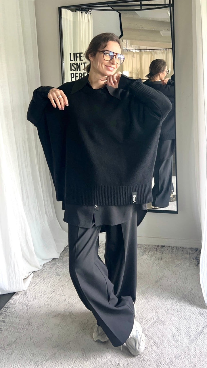 Wool Sweater Black