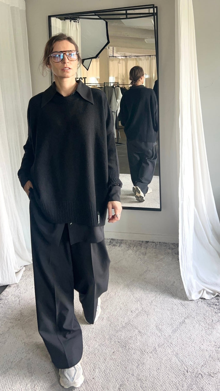 Wool Sweater Black