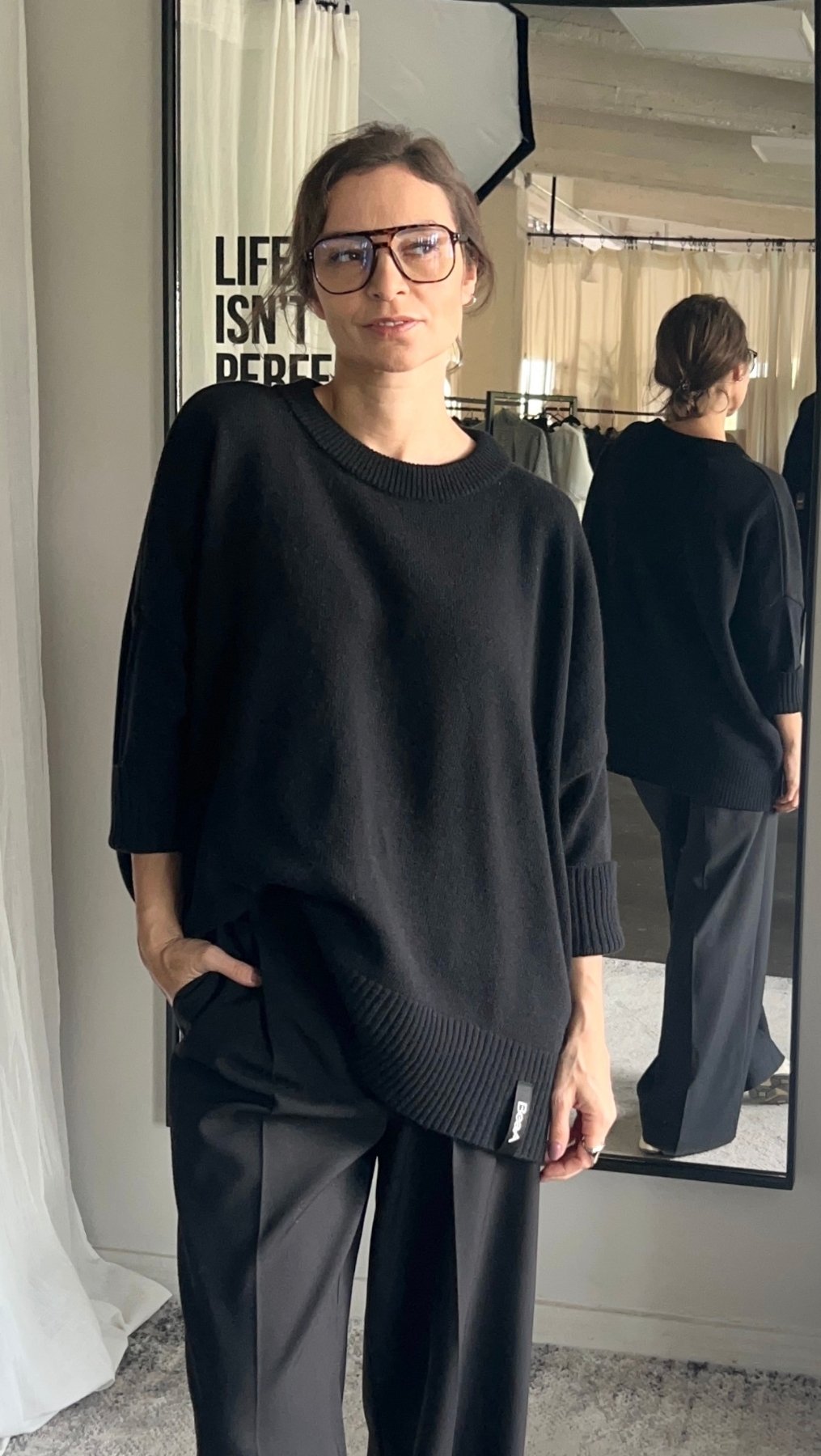 Wool Sweater Black