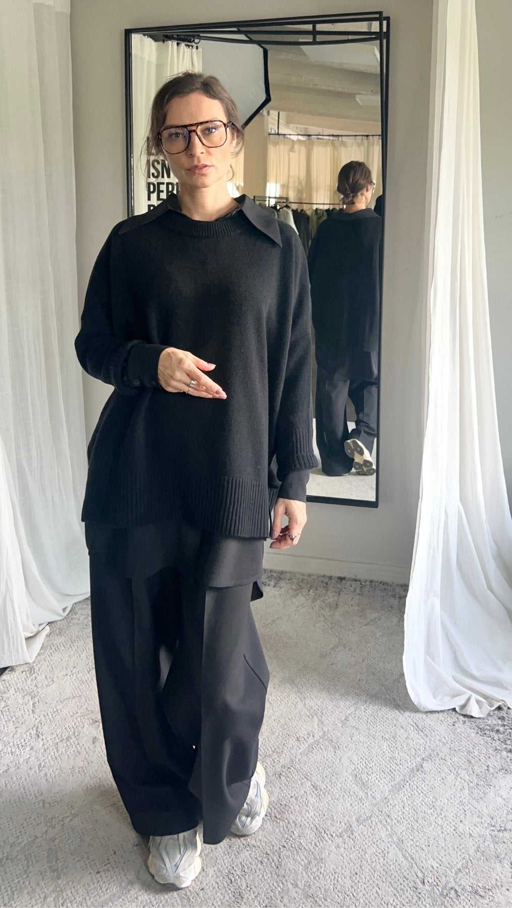 Wool Sweater Black