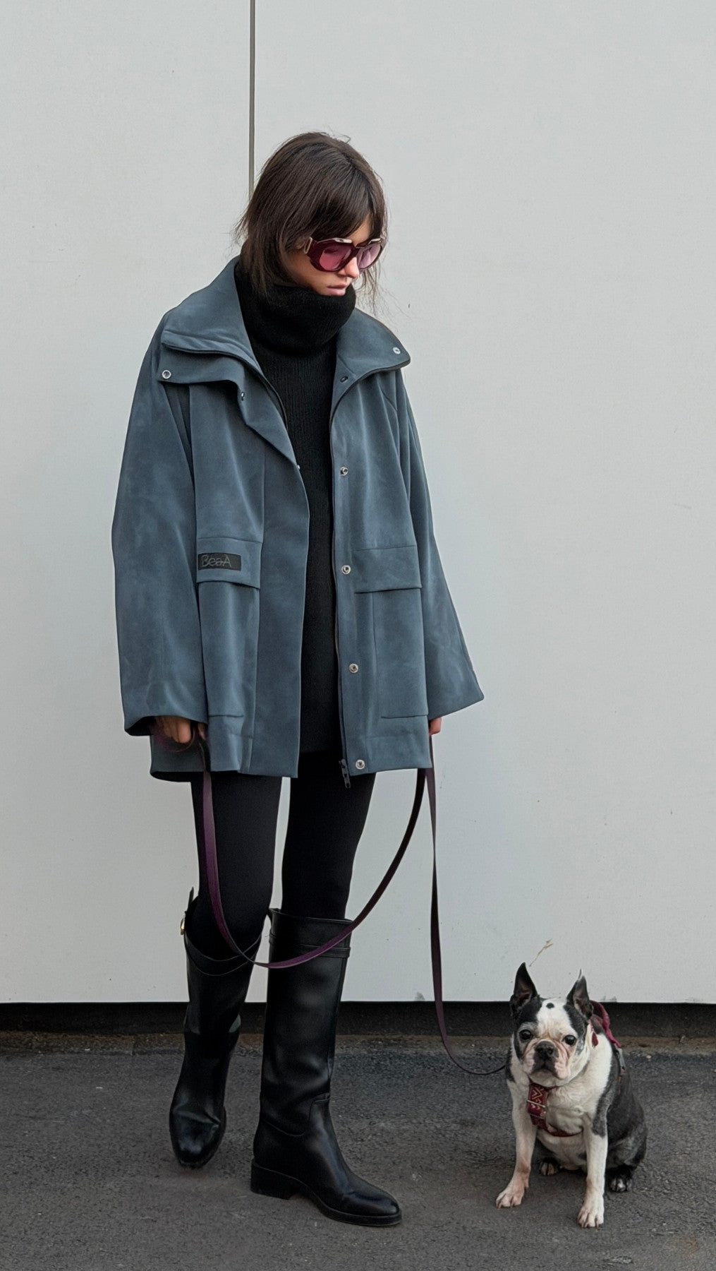 Vegan Leather Utility Jacket