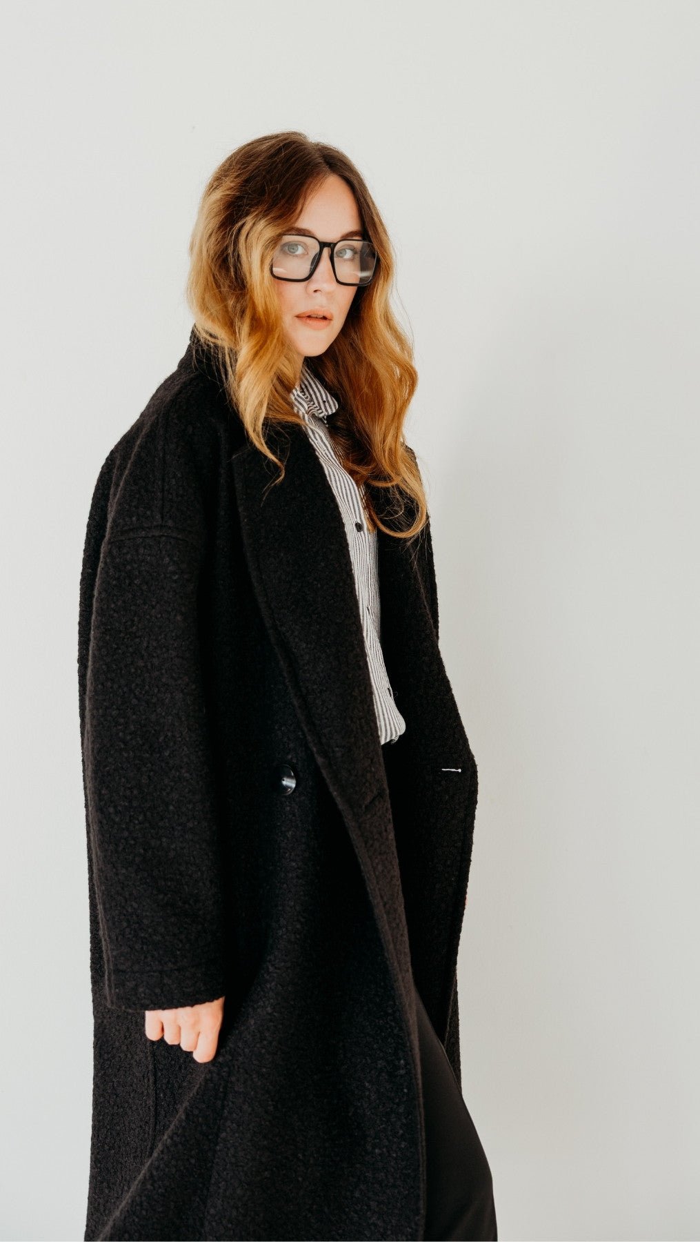 Button Coat Black - BeaA - Be At Home with Yourself - coat
