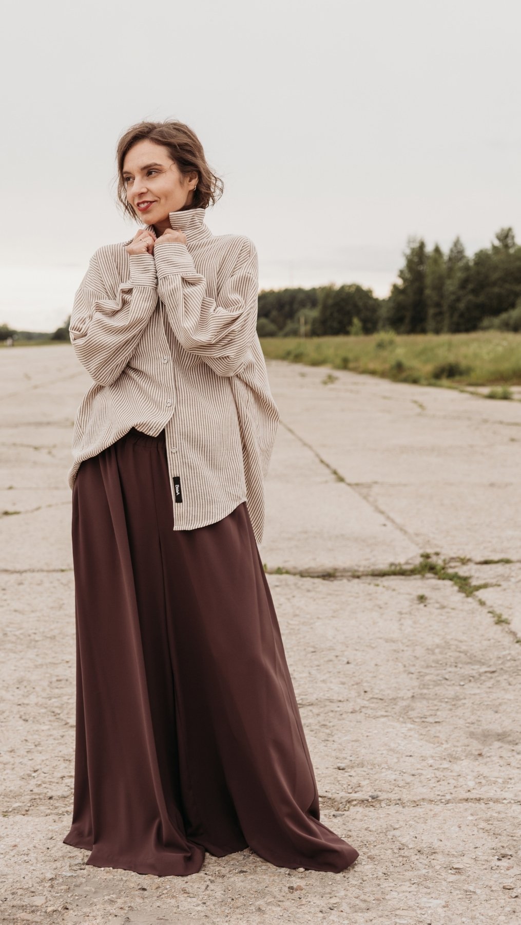 Riviera shirt Earth Stripe