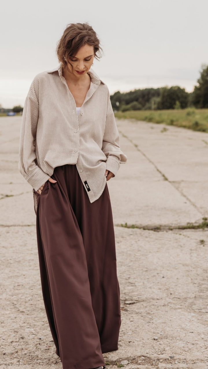 Riviera shirt Earth Stripe