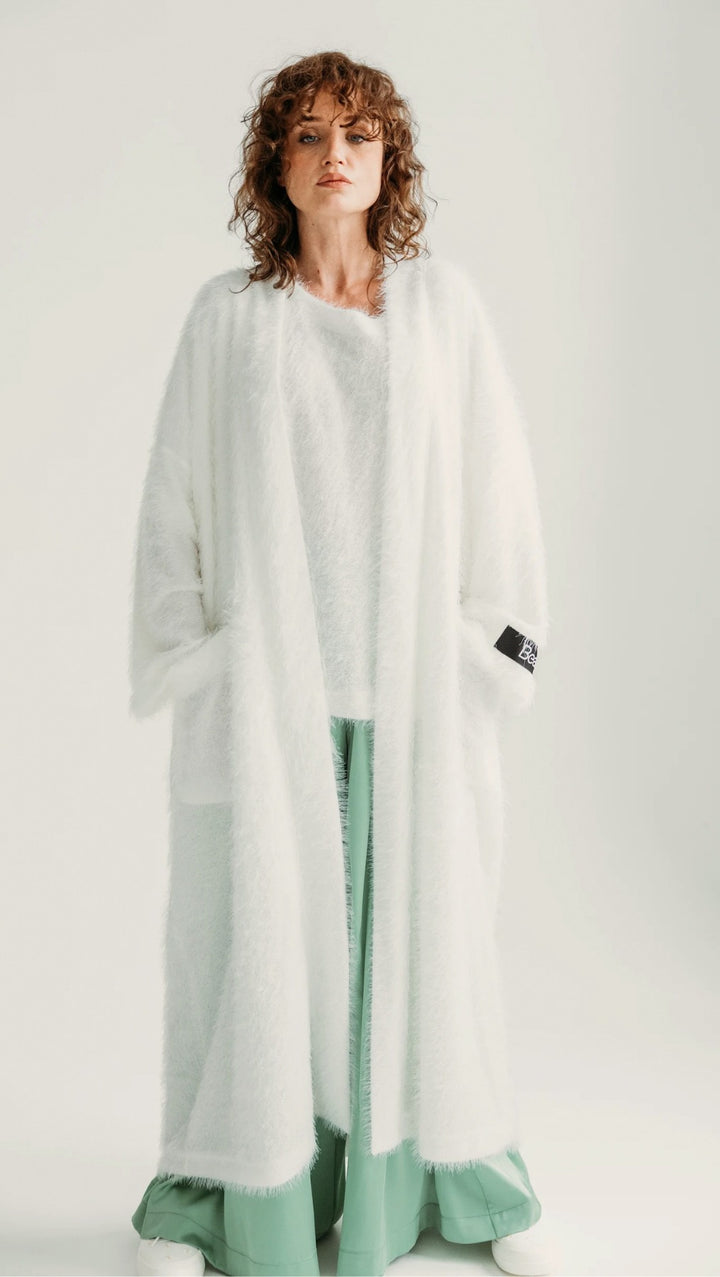 Maxi Cardigan White