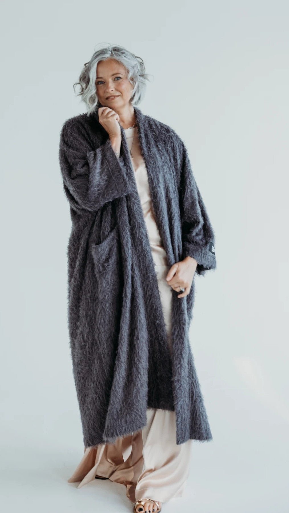 Cardigan Graphite - BeaA - Be At Home with Yourself - Cardigan